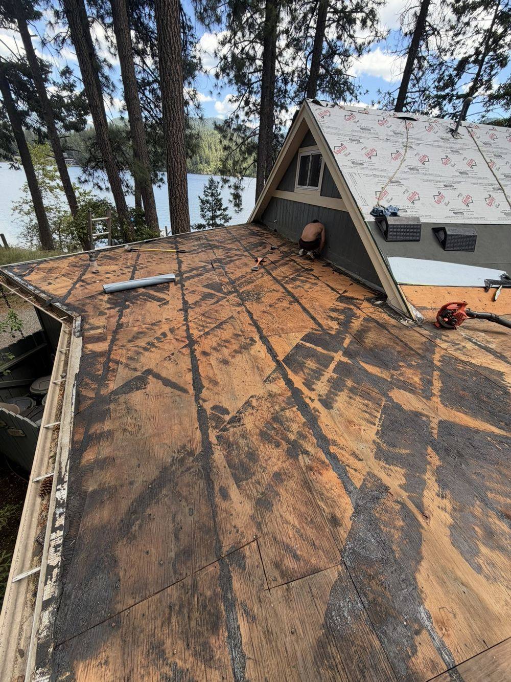 Tear-off to the deck