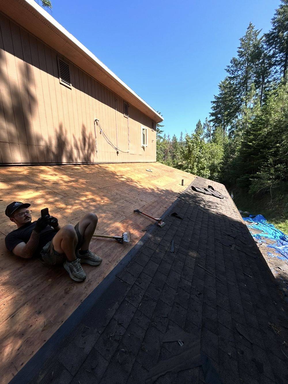 Architectural shingle install